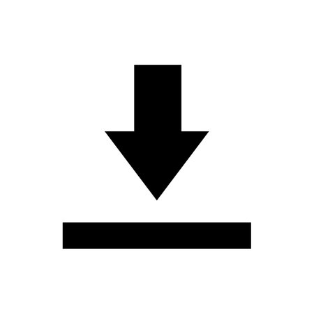Download icon. Downloading vector iconのイラスト素材