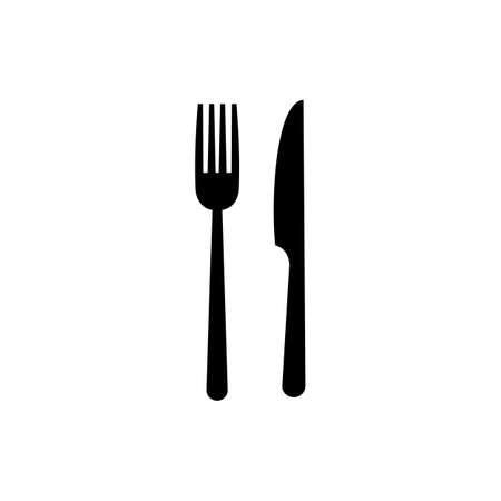 spoon and fork icon. spoon, fork and knife icon vector. restaurant sign and symbolのイラスト素材