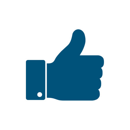 like icon. Thumbs up icon. social media iconのイラスト素材