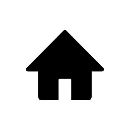 Home icon. House vector iconのイラスト素材