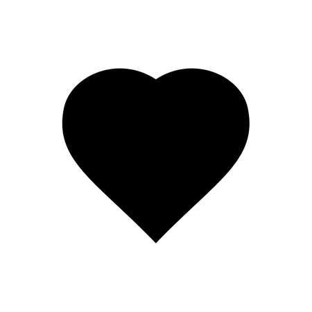 Heart icon. Heart vector icon. Like icon vector. Loveのイラスト素材