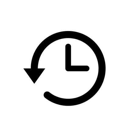 History icon. History vector iconのイラスト素材