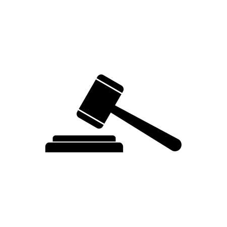 Gavel icon. Gavel icon vector. Judge Gavel Auction Icon Vectorのイラスト素材