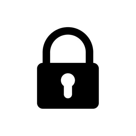 Lock icon. Encryption icon. Security symbolのイラスト素材