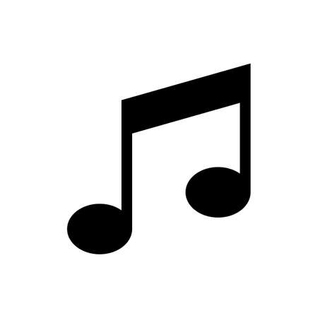 Music icon, music vector icon, Melody, song, note, sound, audio signのイラスト素材