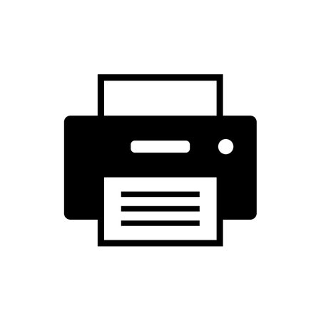 Printer icon. print icon. Printer vector iconのイラスト素材
