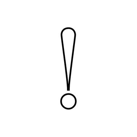 Exclamation danger sign. attention sign icon. Hazard warning attention signのイラスト素材