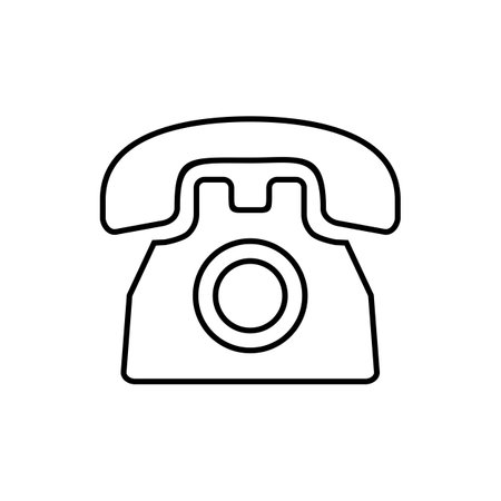 Telephone icon. Phone icon vector.Â Call icon vector.のイラスト素材