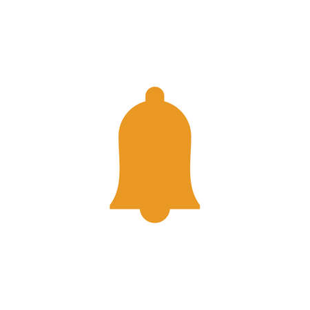 Bell Icon vector. Notification symbol. Bell vector iconのイラスト素材