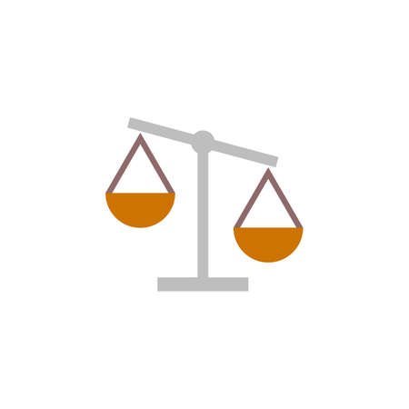 Scales icon. Law scale icon. Scales vector icon. Justiceのイラスト素材