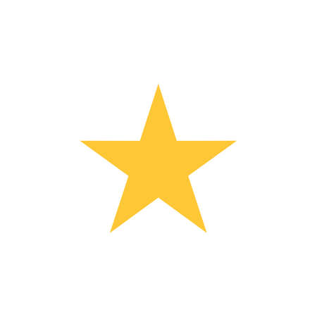 Star Icon vector. Star vector icon. Rating symbolのイラスト素材