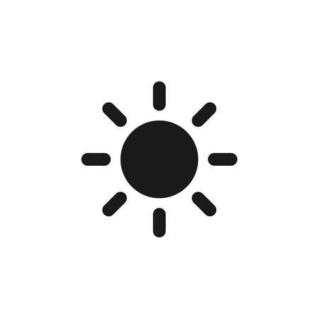 Sun icon. Sun vector iconのイラスト素材