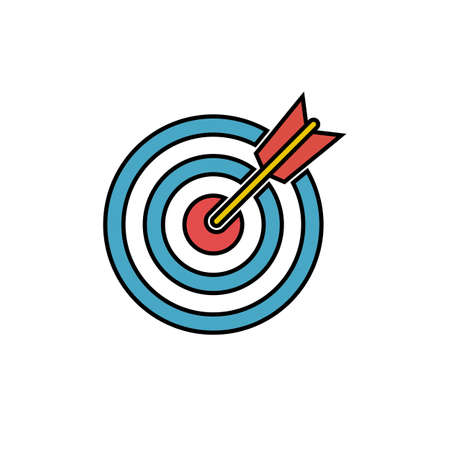 Target icon. Target vector iconのイラスト素材