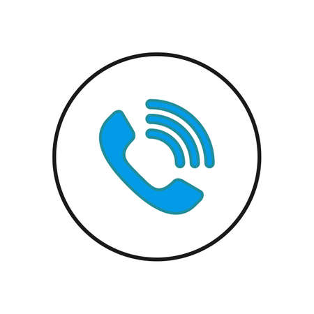 Call icon vector. Phone icon vector. mobile phone. telephone iconのイラスト素材