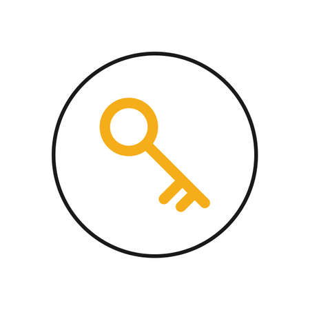 Key icon. Key vector icon. Key symbolのイラスト素材