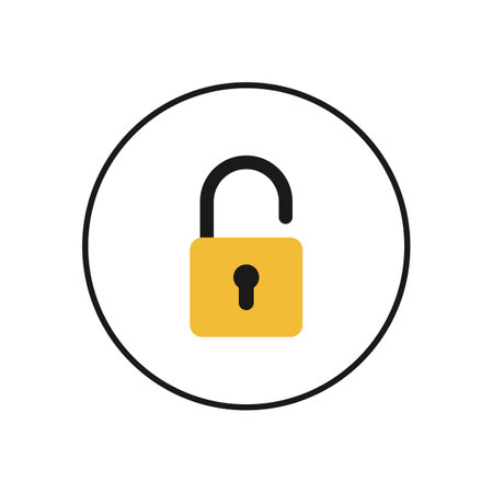 Lock icon. Encryption icon. Security symbolのイラスト素材