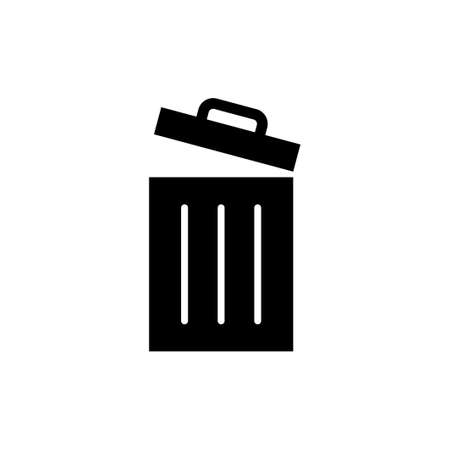 trash can icon, Delete icon vector, Trash icon.のイラスト素材