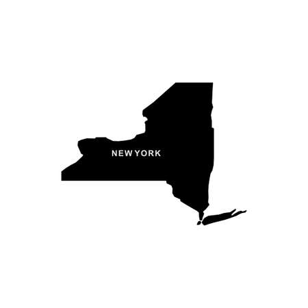 New york map icon. New york icon vectorのイラスト素材