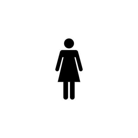 Female icon. woman sign and symbolのイラスト素材