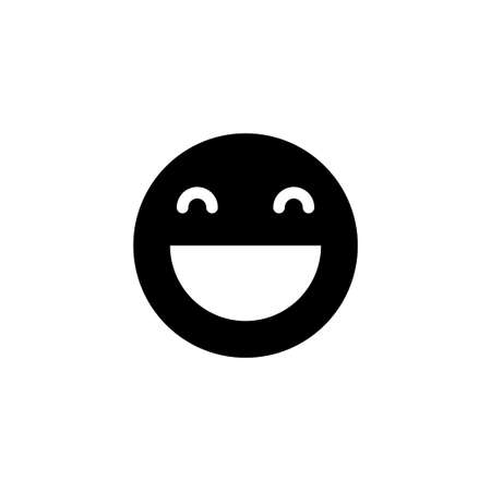 smile icon. smile emoticon icon. feedback sign and symbolのイラスト素材