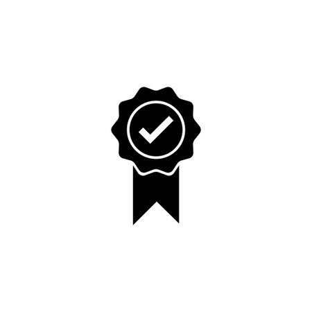 Approved icon. Certified Medal Iconのイラスト素材