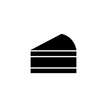 Cake icon. Cake sign and symbol. Birthday cake iconのイラスト素材