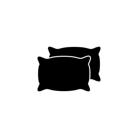 Pillow icon. Pillow sign and symbol. Comfortable fluffy pillowのイラスト素材