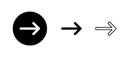 Arrow icons set. Arrow sign and symbol for web design.のイラスト素材