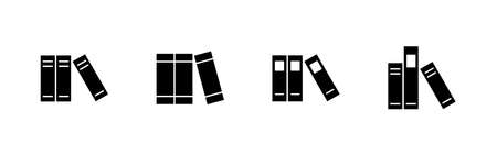 Library icons set. education sign and symbolのイラスト素材