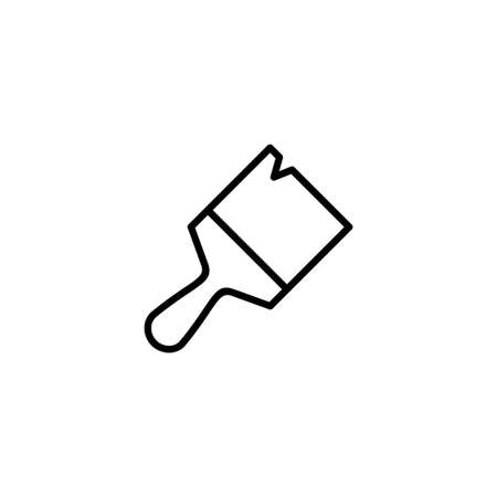 Paint icon. paint brush sign and symbol. paint roller icon vectorのイラスト素材