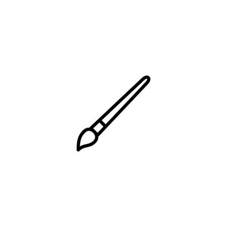 Paint icon. paint brush sign and symbol. paint roller icon vectorのイラスト素材