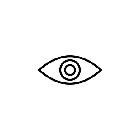 Eye icon. Eye sign and symbol. Look and Vision icon.のイラスト素材
