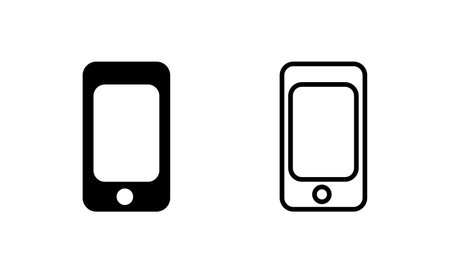 Phone icon vector. Call sign and symbol. telephone symbolのイラスト素材