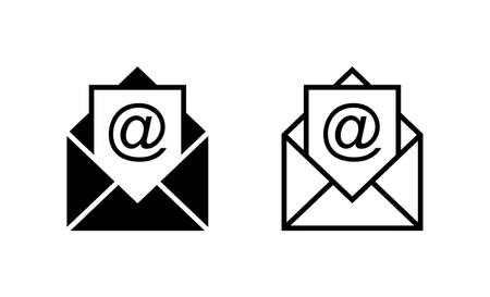 Mail icon vector. email sign and symbol. E-mail icon. Envelope iconのイラスト素材