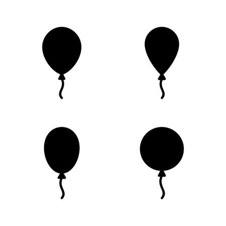 Balloon icon vector. Party balloon sign and symbolのイラスト素材