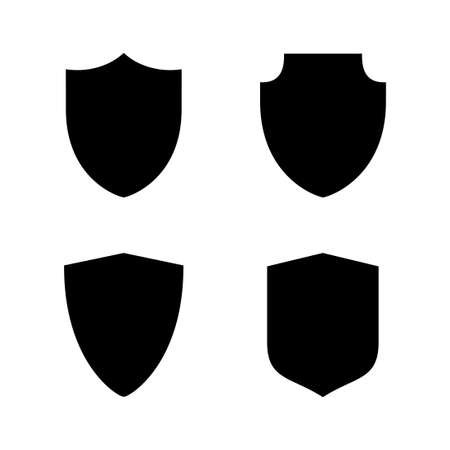 Shield icon vector. Protection icon. Security sign and symbolのイラスト素材