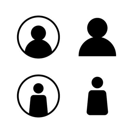 User icon vector. person sign and symbol. people icon.のイラスト素材