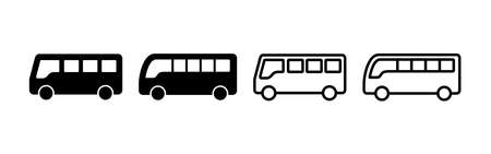 Bus icon vector. bus sign and symbolのイラスト素材