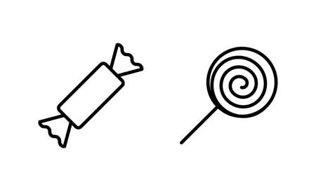 Candy icon vector. candy sign and symbol.のイラスト素材