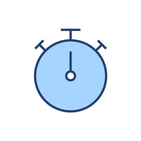 Stopwatch icon vector. Timer sign and symbol. Countdown icon. Period of time