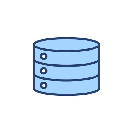 Database icon vector. database sign and symbolのイラスト素材