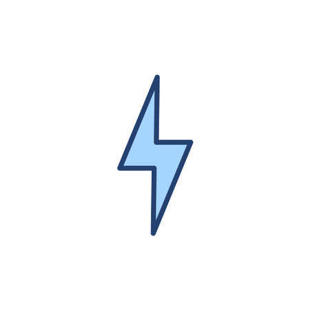 Lightning icon vector. electric sign and symbol. power icon. energy sign