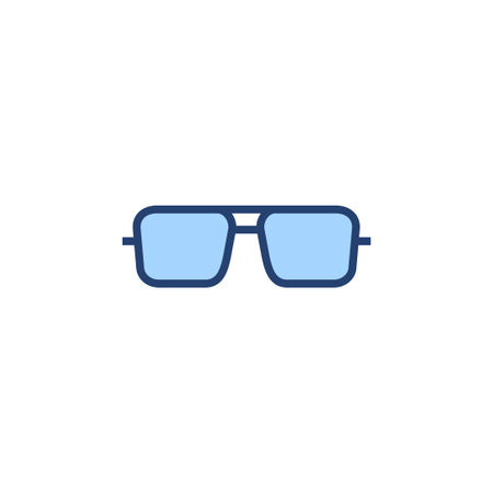 Glasses icon vector. Glasses sign and symbolのイラスト素材