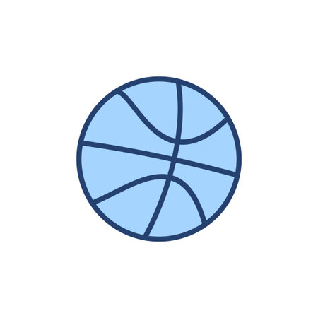 Basketball icon vector. Basketball ball sign and symbolのイラスト素材
