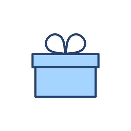 Gift icon vector. gift sign and symbol. birthday giftのイラスト素材