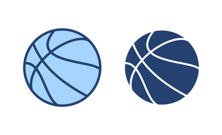 Basketball icon vector. Basketball ball sign and symbolのイラスト素材