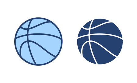Basketball icon vector. Basketball ball sign and symbolのイラスト素材