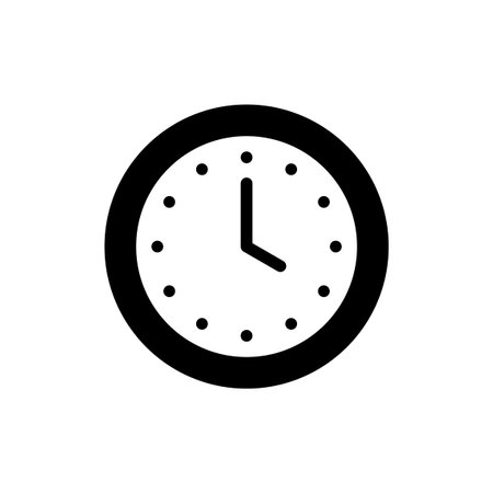 Clock icon vector. Time sign and symbol. watch iconのイラスト素材