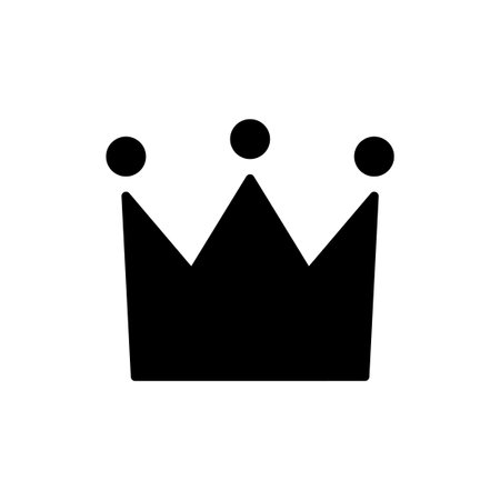 Crown icon vector. crown sign and symbolのイラスト素材