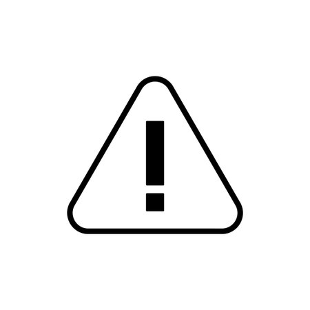Exclamation danger icon vector. attention sign and symbol. attention signのイラスト素材